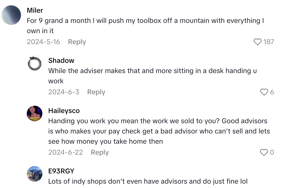 Screenshot 2025 09 07 at 7.16.32 PM A Mechanic Dished Some Dirt About How Service Advisors Operate At Car Dealerships