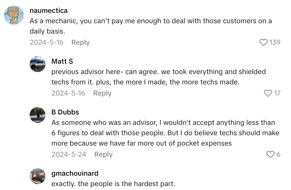 Screenshot 2025 09 07 at 7.16.52 PM A Mechanic Dished Some Dirt About How Service Advisors Operate At Car Dealerships