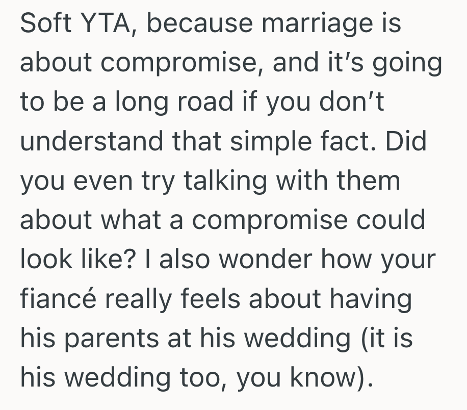 Screenshot 2025 09 07 at 9.33.15 PM She Doesnt Want A Wedding, But Her Fiancés Parents Keep Pressuring Her By Offering To Pay And Suggesting Ceremony Ideas