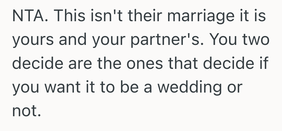 Screenshot 2025 09 07 at 9.33.24 PM She Doesnt Want A Wedding, But Her Fiancés Parents Keep Pressuring Her By Offering To Pay And Suggesting Ceremony Ideas