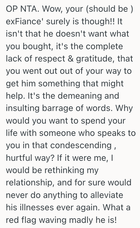 Screenshot 2025 09 08 at 09.58.15 She Tried To Help Her Fiancé Feel Better When They Both Had Colds, But His Behavior Only Served To Make Her Feel Worse