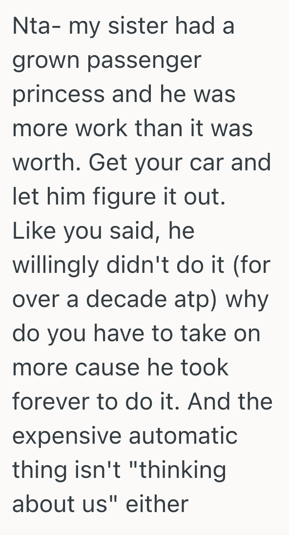 Screenshot 2025 09 08 at 2.01.40 PM Her Boyfriend Is Trying To Get His Drivers License, But Shes Wondering If She Should Let That Influence Her Decision About What Car To Buy