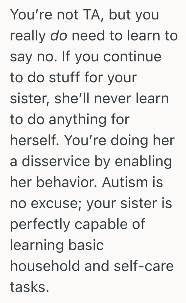 Screenshot 2025 09 08 at 2.19.13 PM Teenage Girl Has Trouble Saying No When Her Autistic Stepsister Asks For Help, But Shes Sick Of Cleaning Up Her Messes