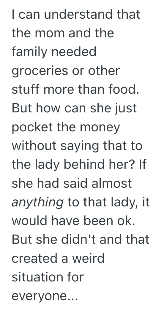 Screenshot 2025 09 08 at 6.44.39 PM Stranger Tried To Help A Struggling Mom Buy Her Daughter A Pair Of Shoes, But When She Handed The Mom The Money, She Pocketed The Bill And Left Her Child Empty Handed