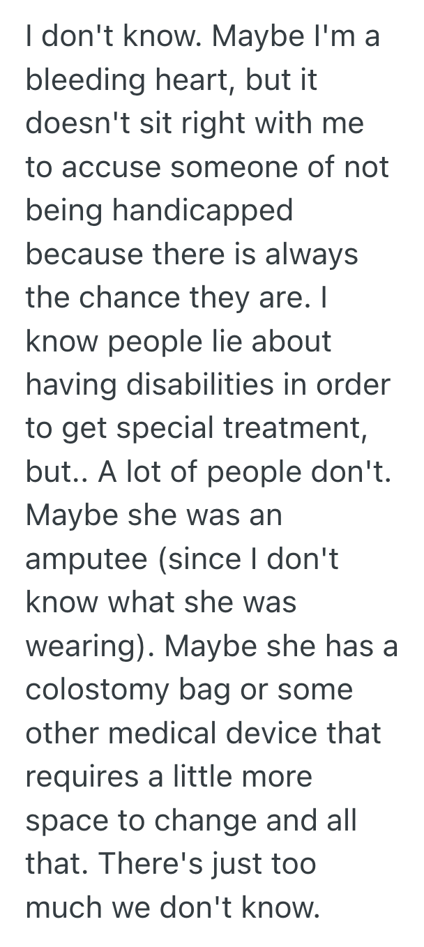 Screenshot 2025 09 09 at 10.30.39 PM Shopper Lied About Being Handicapped To Get The Largest Fitting Room, But She Ended Up Wasting Everyone’s Time And Patience