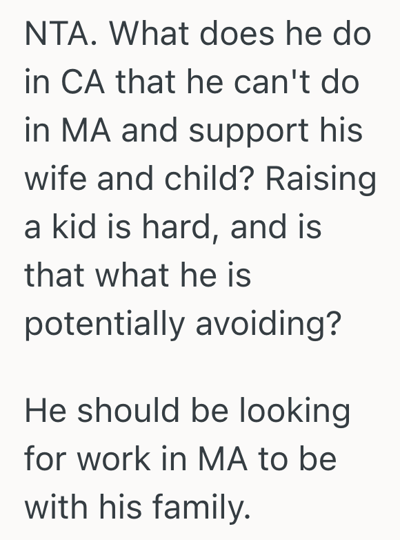 Screenshot 2025 09 09 at 10.31.46 AM Married Man With A Baby Lives Rent Free Across The Country From His Wife And Child, But He Seems To Have No Plan To Find A Place Where They Could All Live Together