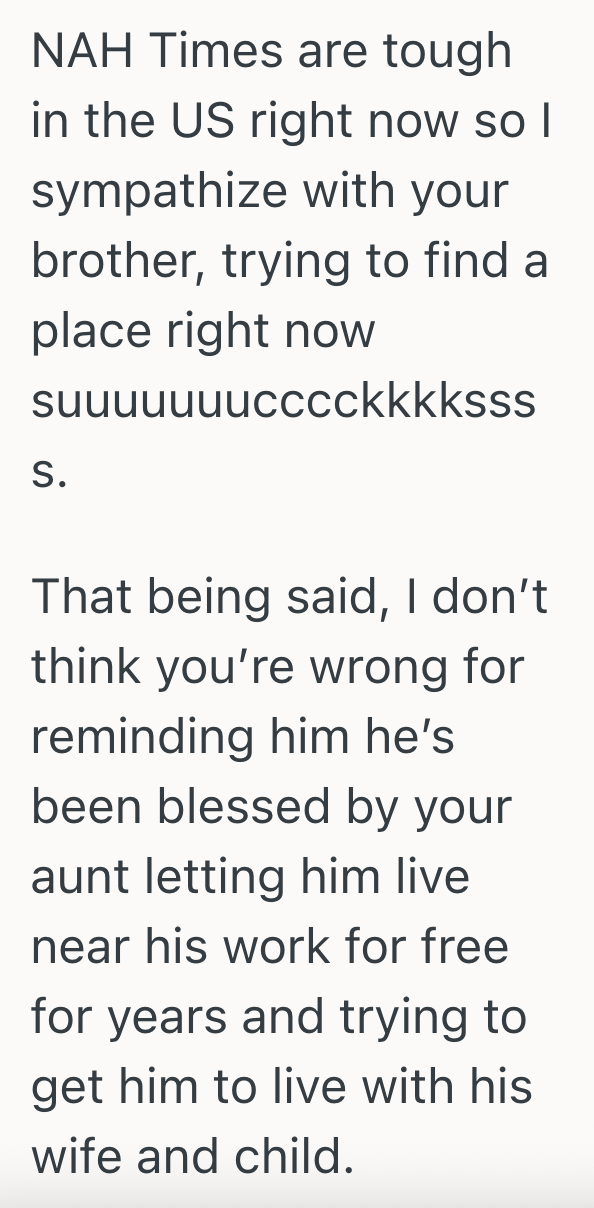 Screenshot 2025 09 09 at 10.32.22 AM Married Man With A Baby Lives Rent Free Across The Country From His Wife And Child, But He Seems To Have No Plan To Find A Place Where They Could All Live Together