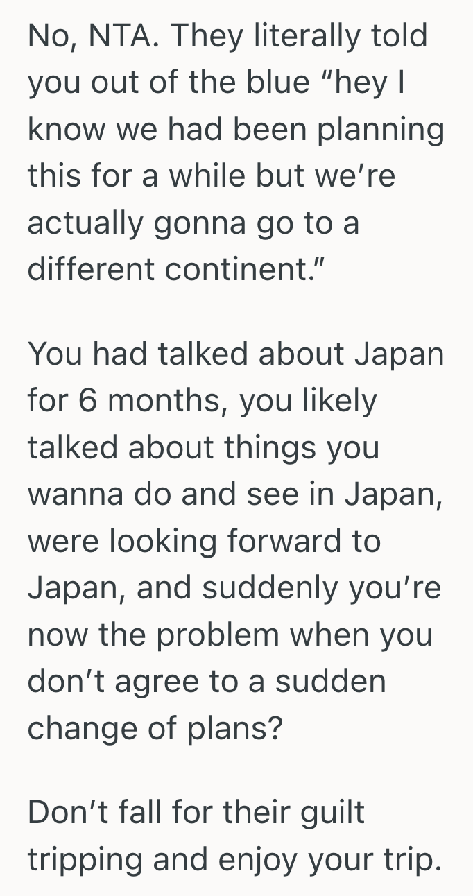 Screenshot 2025 09 09 at 5.05.37 PM Friends Saved For Months To Visit Japan, But When One Friend Suddenly Wanted To Go To Europe Instead, It Sparked A Fierce Fallout