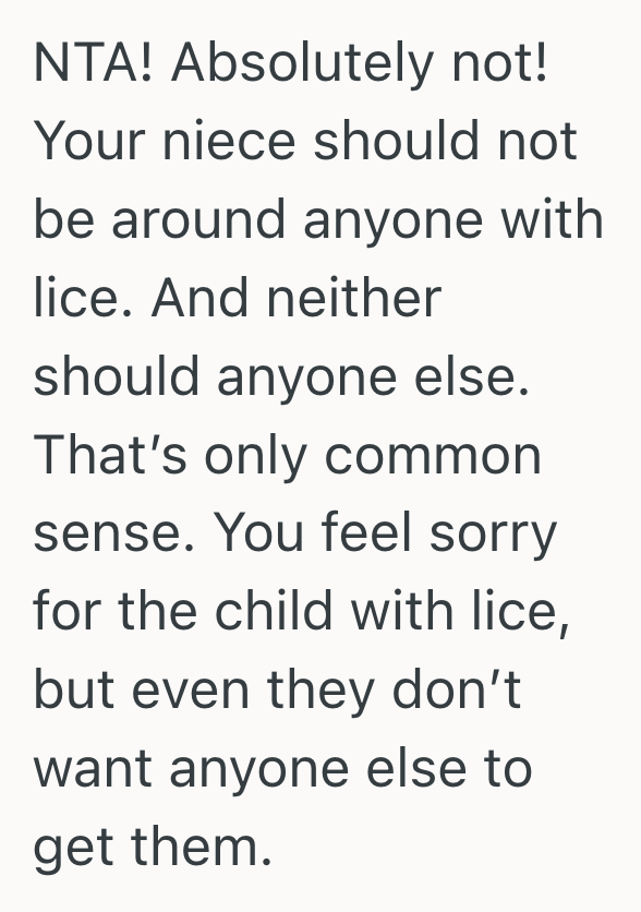 Screenshot 2025 09 10 at 3.08.04 PM Mother Refused To Let Her Baby Near Her Niece With Head Lice, And Her Family Accused Her Of Being Unreasonable
