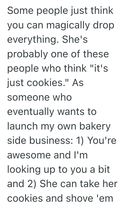 Screenshot 2025 09 10 at 4.25.44 PM Home Baker Wanted To Be Nice And Take A Rush Order Before The Holiday, But She Was Angry When The Customer Completely Took Advantage Of Her Kindness