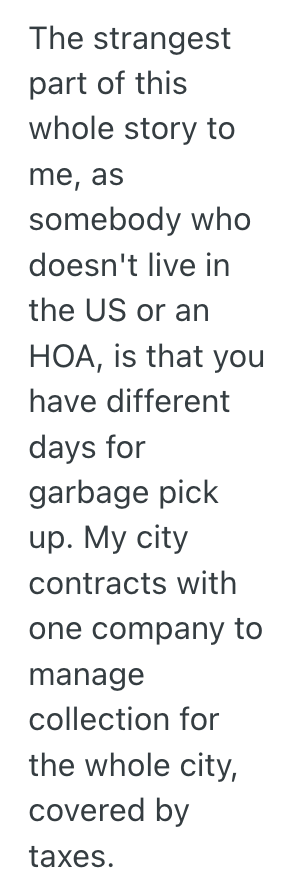 Screenshot 2025 09 11 at 1.22.35 PM Homeowners Ban Together To Seek Revenge Against New, Ridiculous HOA Trash Rule, And Finally Get Changes After They Employed Their Hot Trash Strategy