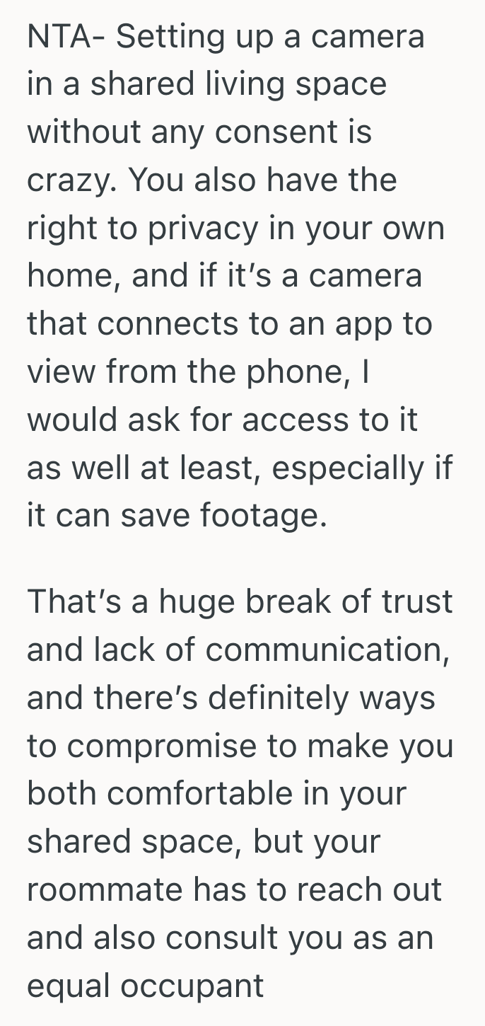 Screenshot 2025 09 11 at 2.10.33 PM His Roommate Installed A Camera To Watch The Dog, But He Had To Draw A Line When The Camera Turned Into A Tool For Spying On His Conversations