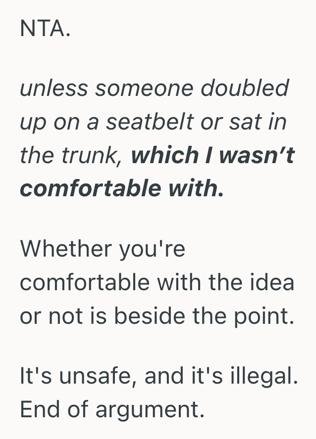 Screenshot 2025 09 11 at 2.28.20 PM She Said No To An Extra Passenger In Her Carpool, But Her Classmate Made Her Feel Like The Villain For Protecting Everyones Safety