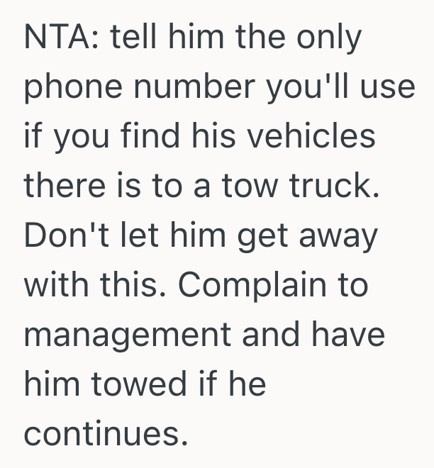 Screenshot 2025 09 11 at 4.59.41 PM He Was Okay With His Neighbor Parking In His Private Space Because He Wasnt Using It, But After A While Hes Wanted To Put A Stop To It