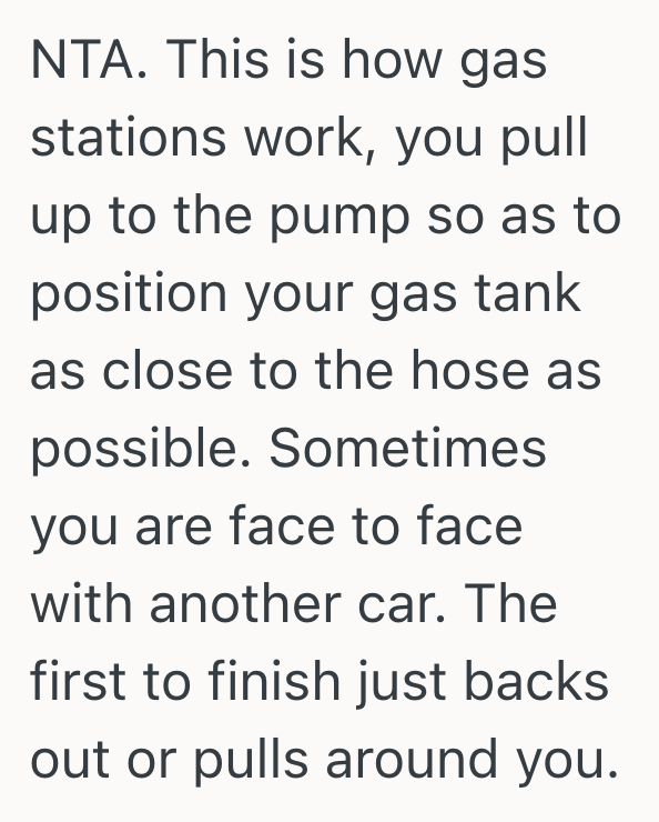 Screenshot 2025 09 11 at 5.24.58 PM Driver Parks At Gas Station Pump Facing Another Customer, But The Other Customer Honked So Loudly That The Driver Moved The Car To Another Pump