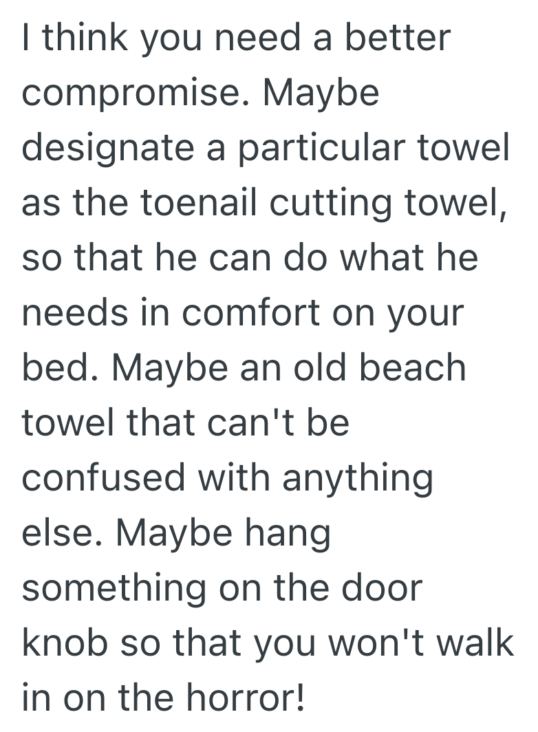 Screenshot 2025 09 11 at 8.01.43 AM Husband Clips Toenails At The Dining Room Table, But His Wife Thinks Thats Really Gross