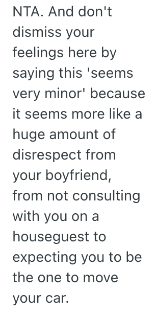 Screenshot 2025 09 11 at 8.25.34 AM Her Boyfriend Asked Her To Move Her Car Miles Away Because His Friend Was Coming In Town, And She Wasnt Happy About It