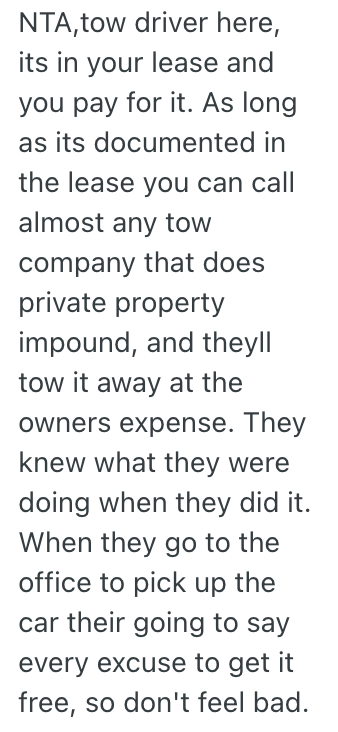 Screenshot 2025 09 11 at 8.45.02 AM Someone Keeps Parking In Their Spot At Their Apartment Complex, And Theyre Ready To Call A Tow Truck To Haul The Car Away