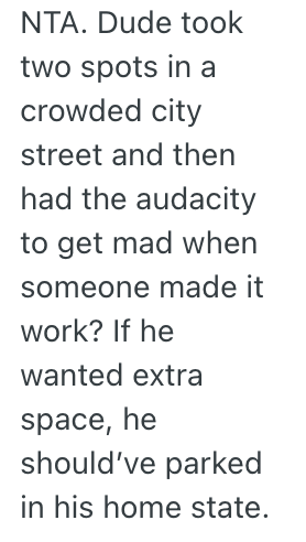 Screenshot 2025 09 11 at 9.06.29 AM He Parked Close To Someones Bumper Who Double Parked, And The Guy Yelled At Him About It