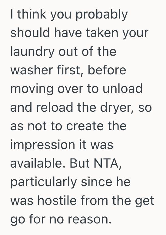 Screenshot 2025 09 12 at 10.13.04 AM A Neighbor Tried To Jump Ahead In Line In The Communal Laundry Room, So A Dryer Disagreement Exploded Into A Passive Aggressive Showdown