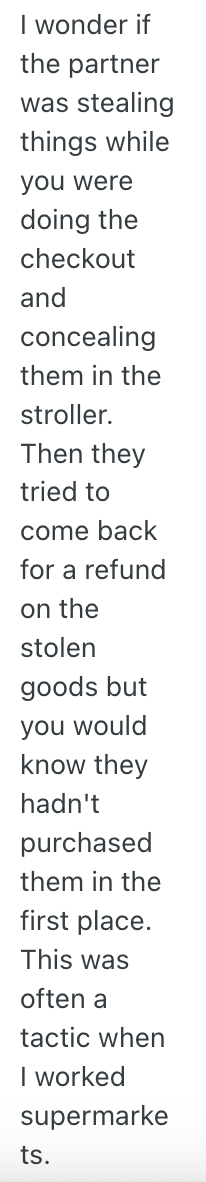 Screenshot 2025 09 12 at 11.39.15 AM Customer Doesnt Want Purchase Put In A Bag But Still Wants The Bag, But When The Customer Comes Back The Next Day, It Gets Weirder