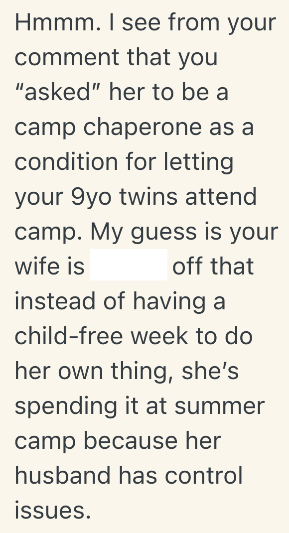 Screenshot 2025 09 12 at 11.50.31 AM Husband Drops Wife And Kids Off At Summer Camp, But His Wife Is Really Upset At Where He Chose To Park