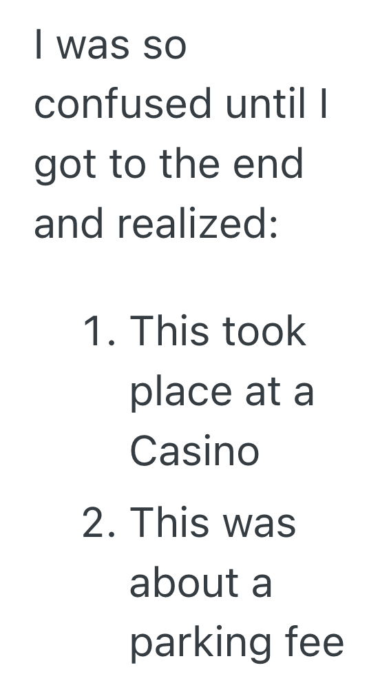 Screenshot 2025 09 12 at 4.16.31 PM Casino Customer Argued The Parking Fee Was Wrong, So The Parking Attendant Made A Bet And Proved Him Wrong Big Time