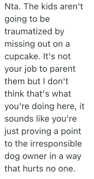 Screenshot 2025 09 12 at 7.56.53 AM A Man Wouldnt Tell His Kids To Stop Feeding Her Dogs At A Park, So She Let Everyone Have Cupcakes Except For Him And His Children