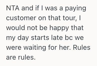 Screenshot 2025 09 13 at 2.18.19 PM Tour Guide Left A Tourist Who Kept Sleeping In, So The Tourist Got Mad At Her And Reported Her To The Agency