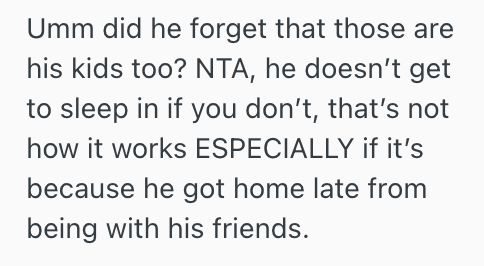 Screenshot 2025 09 14 at 1.12.51 PM Wife Manages Her Toddlers On Busy Mornings, But Her Husband Keeps Complaining About The Noise They Make While Hes Trying To Sleep