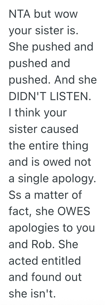 Screenshot 2025 09 14 at 6.29.19 PM Entitled Sister Comes At Womans Boyfriend With Multiple Wedding Favors, But She Is Shocked When The Boyfriend Cancels Everything All At Once