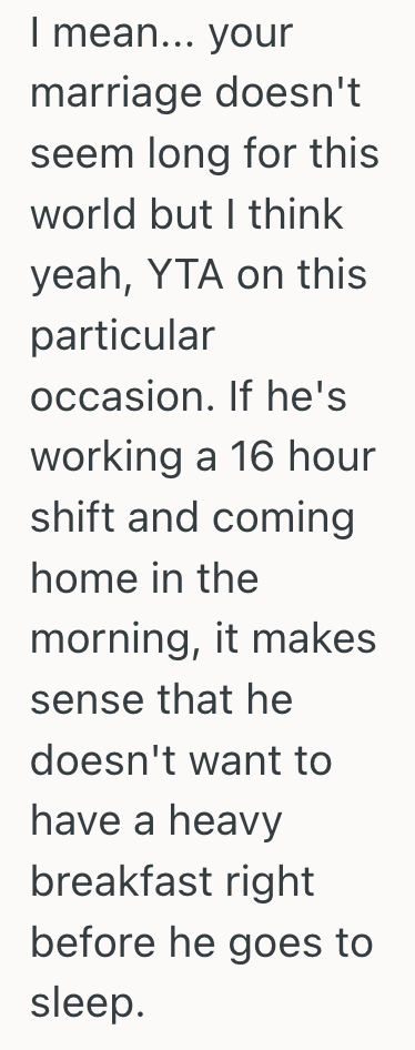 Screenshot 2025 09 14 at 8.44.02 PM Husband Is Trying To Lose Weight For A New Job, So When His Wife Made Him A Big Breakfast, He Got Pretty Upset