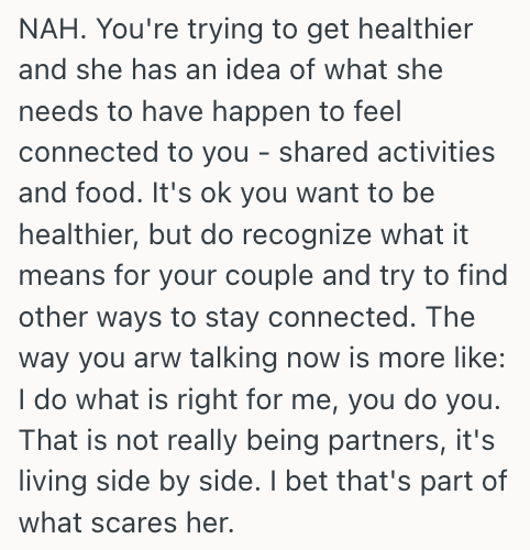 Screenshot 2025 09 15 at 10.06.12 Gym Going Couple Have Always Exercised Together And Eaten Together Afterwards, But Now The Boyfriend Wants To Change Some Of His Habits