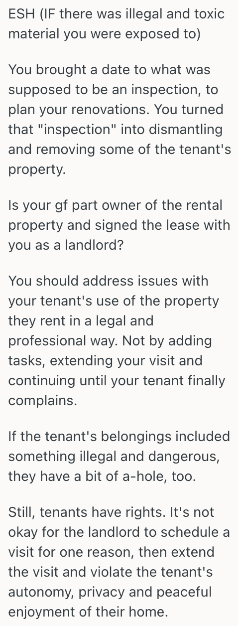 Screenshot 2025 09 15 at 10.47.57 Landlords Visited Their Apartment On A Planned Inspection, And Were Concerned After Being Previously Grossed Out By Their Tenant