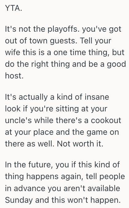 Screenshot 2025 09 15 at 11.12.38 Football Fan Always Watches The Game With His Uncle, But Now His Wife Has Arranged A Cookout, And The Conflict Is Too Much To Handle