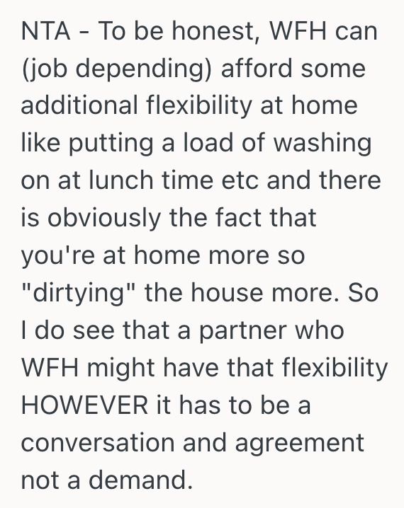 Screenshot 2025 09 15 at 2.08.55 PM He Worked From Home And Refused To Do Extra Chores, So His Girlfriend Accused Him Of Being Selfish