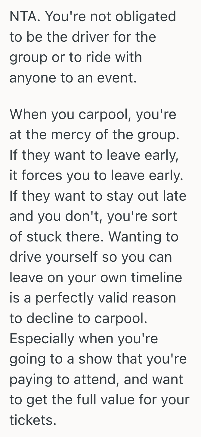 Screenshot 2025 09 15 at 5.56.02 PM His Friend Complained About A Concert And Made Him Leave Early, So He Went Alone Next Time And Everyone Got Mad