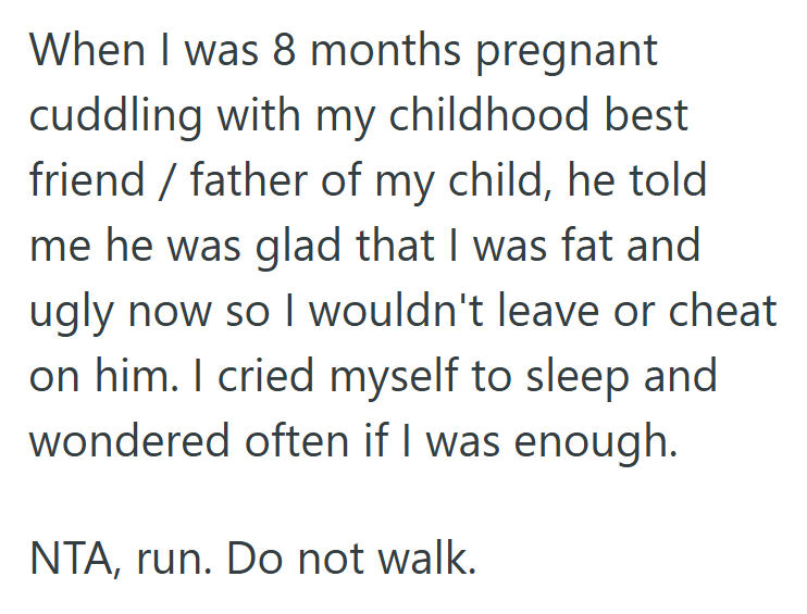 Screenshot 2025 09 16 192849 Boyfriend Told His Girlfriend He Wished She Could Be Fat Again So She Would Never Leave Him, So The Girlfriend Broke Up With Him