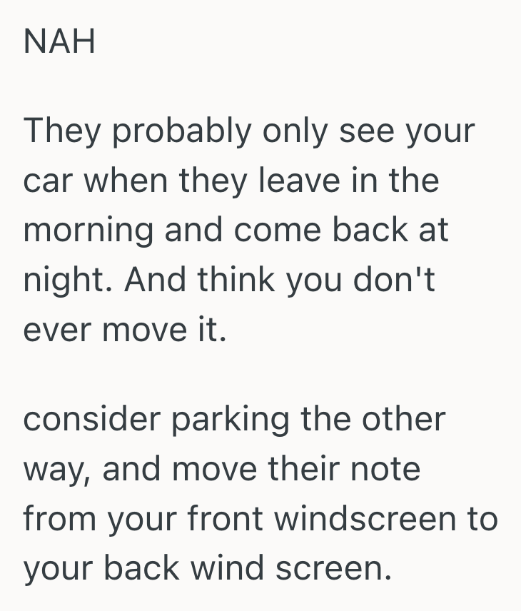 Screenshot 2025 09 16 at 1.58.06 PM Renter Parked In The Same Spot For Days, So A Neighbor Left A Rude Note That Made Things Awkward