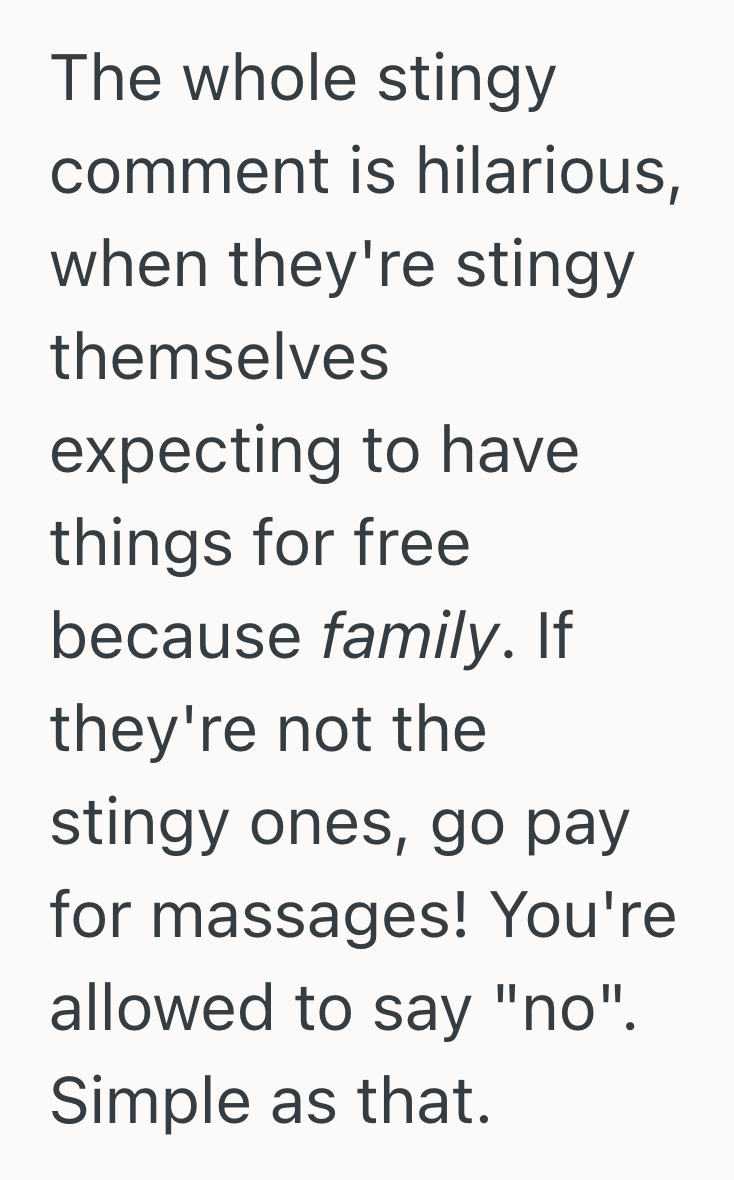 Screenshot 2025 09 16 at 10.13.22 AM Massage Business Owner Said No To A Free Massage For Her Brother In Law, So Her Sister Accused Her Of Not Caring About Family