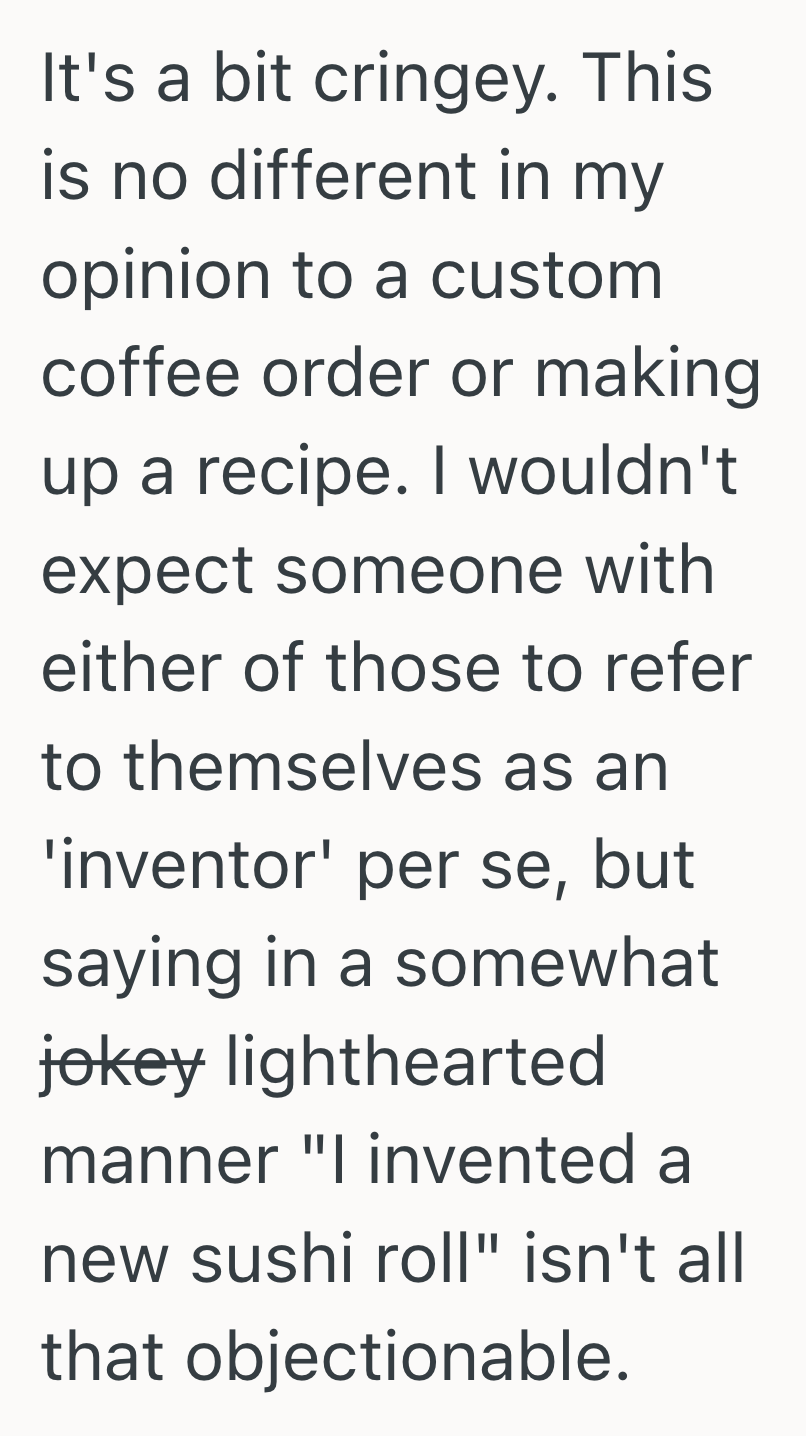 Screenshot 2025 09 16 at 10.43.17 AM Diner Mocked Their Friend For Claiming He Invented A New Type Of Sushi Roll, So Their Dinner Turned Into An Unnecessary Argument