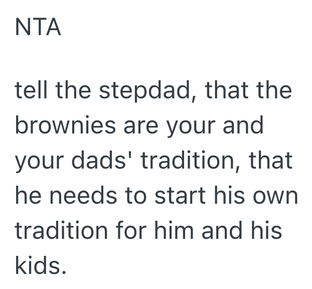 Screenshot 2025 09 16 at 12.48.02 PM Teenage Boys Late Dad Used To Make A Special Brownie Recipe For Every Birthday, And The Teen Refuses To Share The Recipe With His Mom And Stepdad
