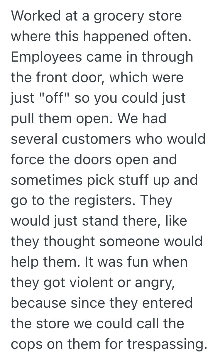 Screenshot 2025 09 16 at 2.34.30 PM Customer Wants To Enter Store Before It Is Open, But The Assistant Manager Refuses To Open The Door No Matter What
