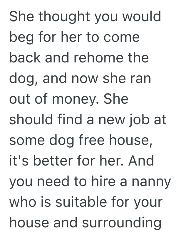 Screenshot 2025 09 16 at 5.50.32 PM Family Knew Their Nanny Was Allergic To Dogs, But They Decided To Get A New Puppy Anyway And Were Surprised When She Claimed This Was A Problem