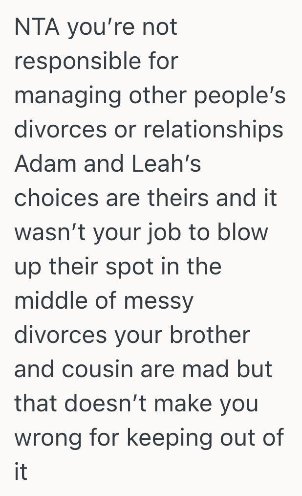 Screenshot 2025 09 16 at 6.26.24 PM Man Finds Out That His Brothers Ex And His Cousins Ex Are Secretly Dating Each Other, But He Agrees To Keep It From His Family