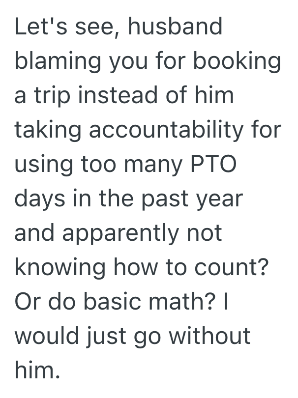 Screenshot 2025 09 17 at 10.28.41 AM Couple Books An International Trip A Year In Advance, But One Month Before Theyre Supposed To Leave, The Husbands Boss Refuses To Give Him The Time Off