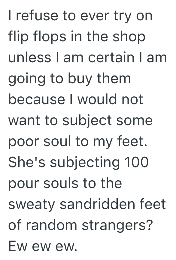 Screenshot 2025 09 17 at 10.45.42 AM Woman Wants To Return 100 Pairs Of Used Flip Flops, And Shes So Annoying That The Manager Gives In And Lets Her