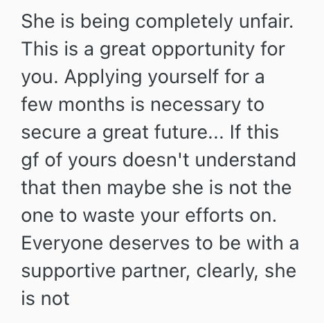 Screenshot 2025 09 17 at 9.40.30 AM Man Finally Landed A High Paying But Demanding Job After Years Of Being Unemployed, But His Girlfriend Thinks Hes Choosing Work Over Her
