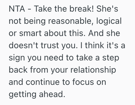 Screenshot 2025 09 17 at 9.42.22 AM Man Finally Landed A High Paying But Demanding Job After Years Of Being Unemployed, But His Girlfriend Thinks Hes Choosing Work Over Her