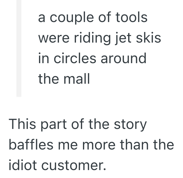 Screenshot 2025 09 18 at 1.40.47 PM Mall Closes Due To Hurricane, But A Determined Customer Wades Through The Water In The Parking Lot Expecting Everything To Still Be Open